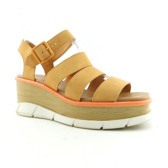 Sorel Joanie III ankle strap wedge sandals size 10 - Picture 2 of 11